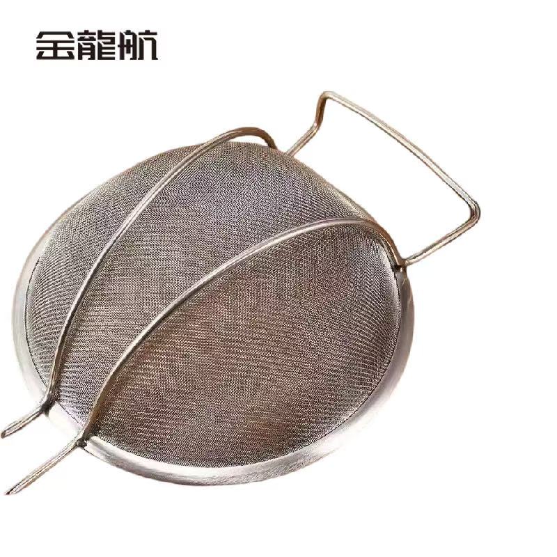金龙航 不锈钢密网油隔网漏勺/个高清大图