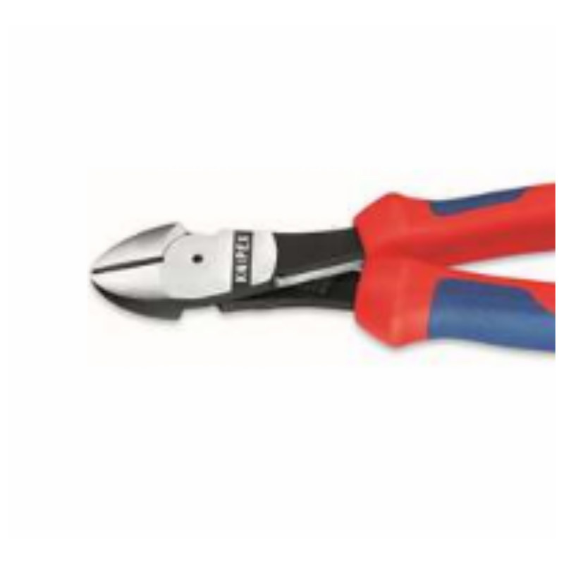 凯尼派克 KNIPEX 74 12 160160mm省力型斜口钳(双色双重材料手柄,抛光头部)