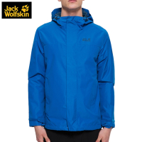 狼爪(Jack Wolfskin)冲锋衣男女情侣款秋冬季户外运动防风防水耐磨透气连帽外套潮