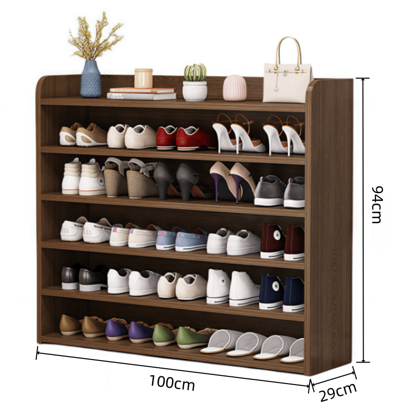 鑫木樽鞋柜100*29*94cm个高清大图