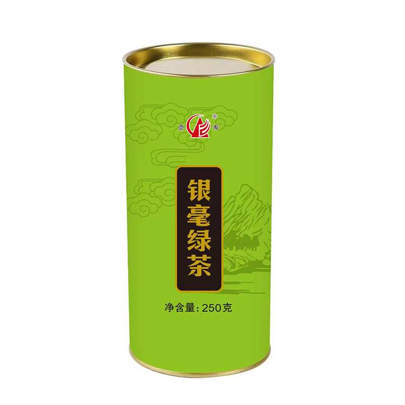 鼎寿银毫绿茶250克/罐高清大图