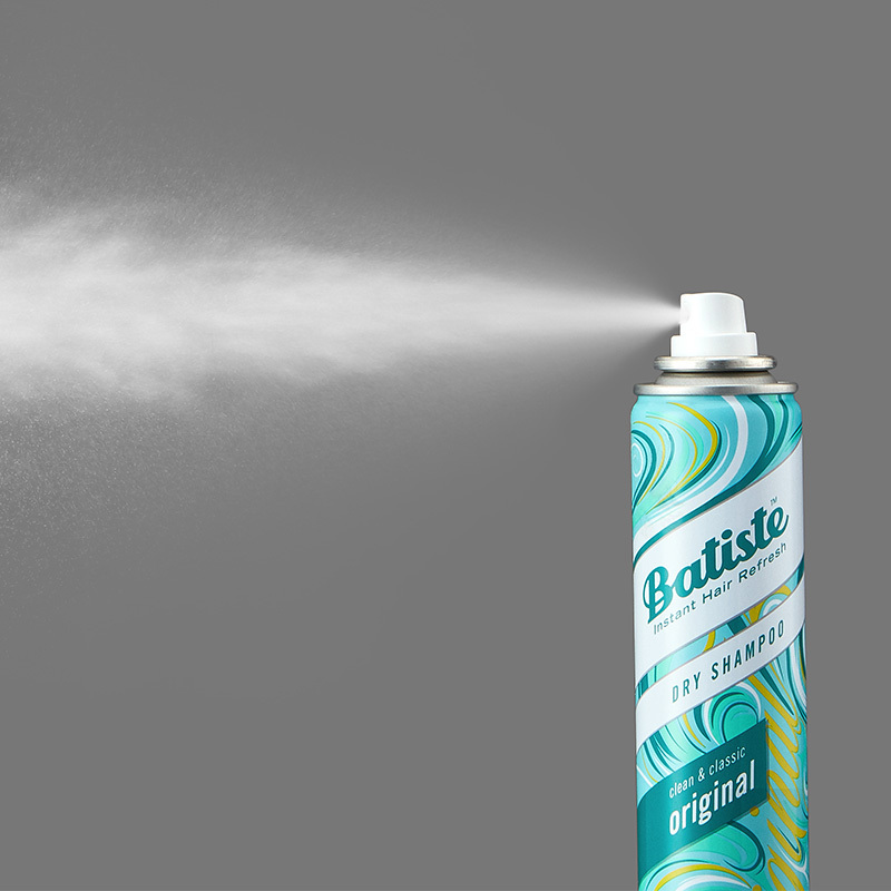 碧缇丝(Batiste)头发干洗喷雾 洗头膏经典洁净200ml 英国原装进口