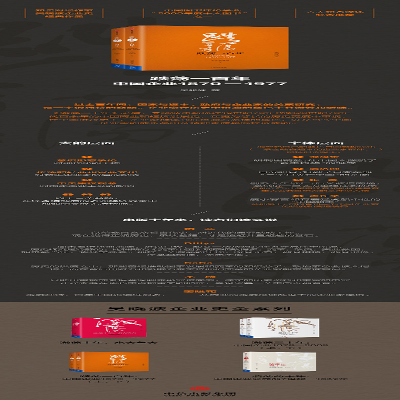 【M】跌荡一百年:中国企业:1870-1977:全2册-9787508682518