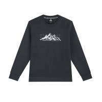 361°运动卫衣男新款套头卫衣常规舒适上衣552443802 XL 岩煤深灰