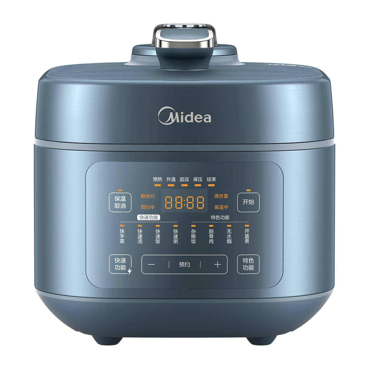 美的(Midea)5L电压力锅1300W大功率8分钟快手菜无水料理一锅双胆高压锅MY-C5147[ZMD安心系列]高清大图