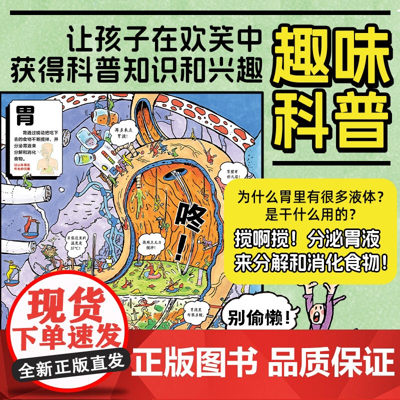 人体大冒险 精装硬壳海豚绘本花园超级眼力运动会系列3-6岁宝宝专注力想象力培养趣味绘本高清大图