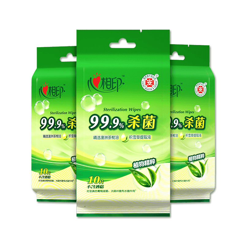 心相印湿巾纸小包杀菌消毒学生湿纸巾一片单片随身装便携式一次性高清大图