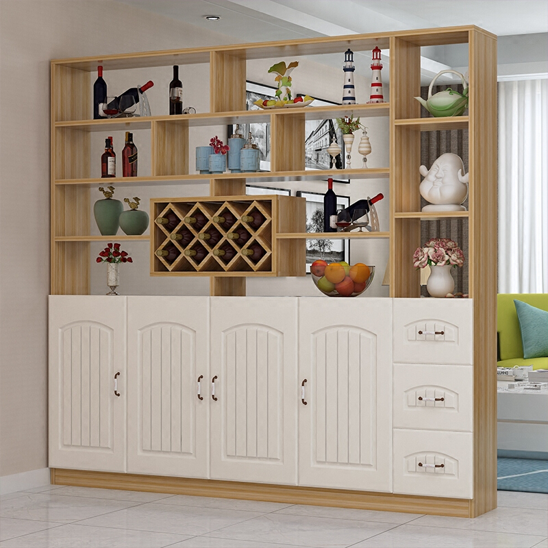 淮木现代简约进户玄关柜酒柜客厅镂空隔断柜间厅多功能屏风鞋柜装饰柜