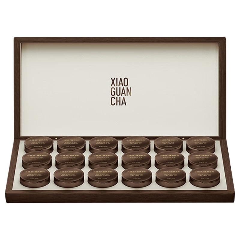 小罐茶普洱茶特级班章普洱生茶易武普洱熟茶组合117g