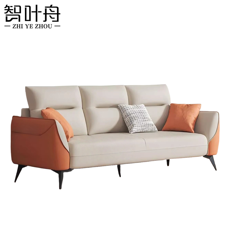智叶舟沙发三人位1800*900*900mm张高清大图