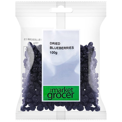 The market grocer 野生蓝莓干100G/袋 进口蓝莓干 蜜饯 进口零食 果干