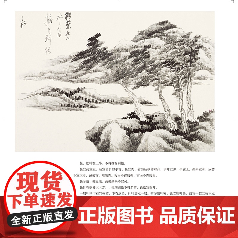 龚贤山水画(精编版)名家课徒稿临本 上海人民美术出版社高清大图