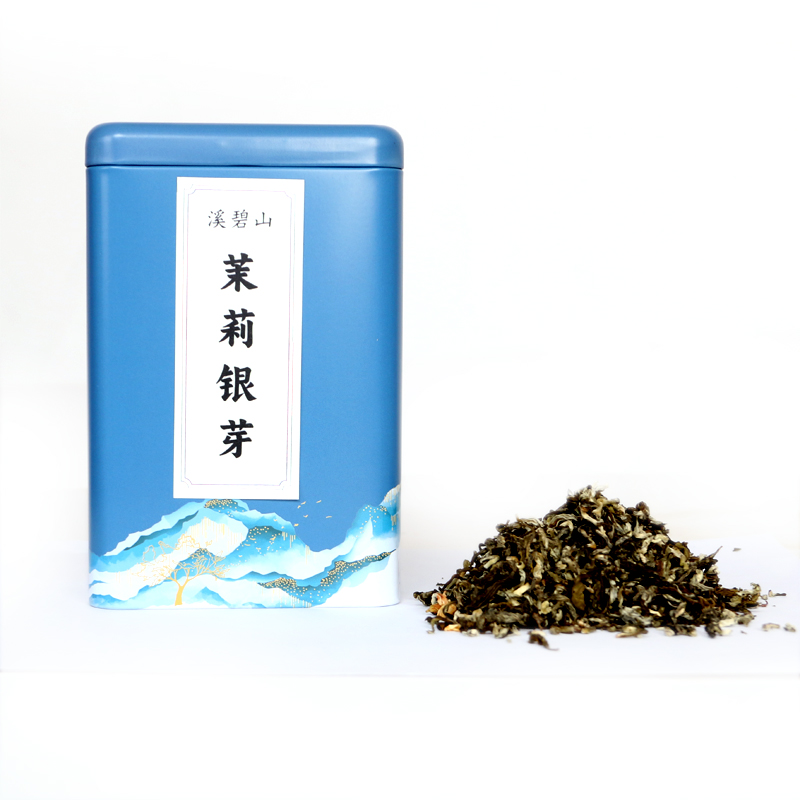 溪碧山茉莉花银芽200g/桶高清大图