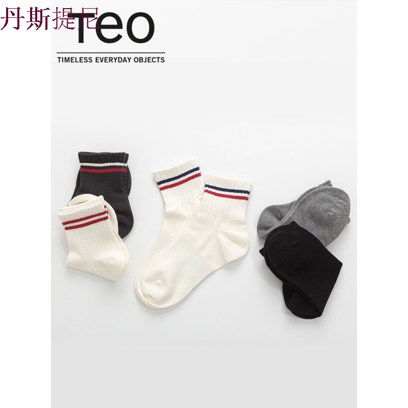 袜子女中筒袜夏季薄款纯棉长筒袜韩版学院风韩国长袜子潮秋冬