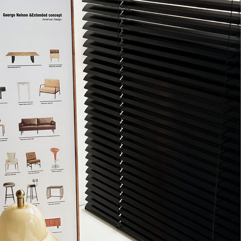 天空桥 亚光黑百叶窗 定制 平方米高清大图