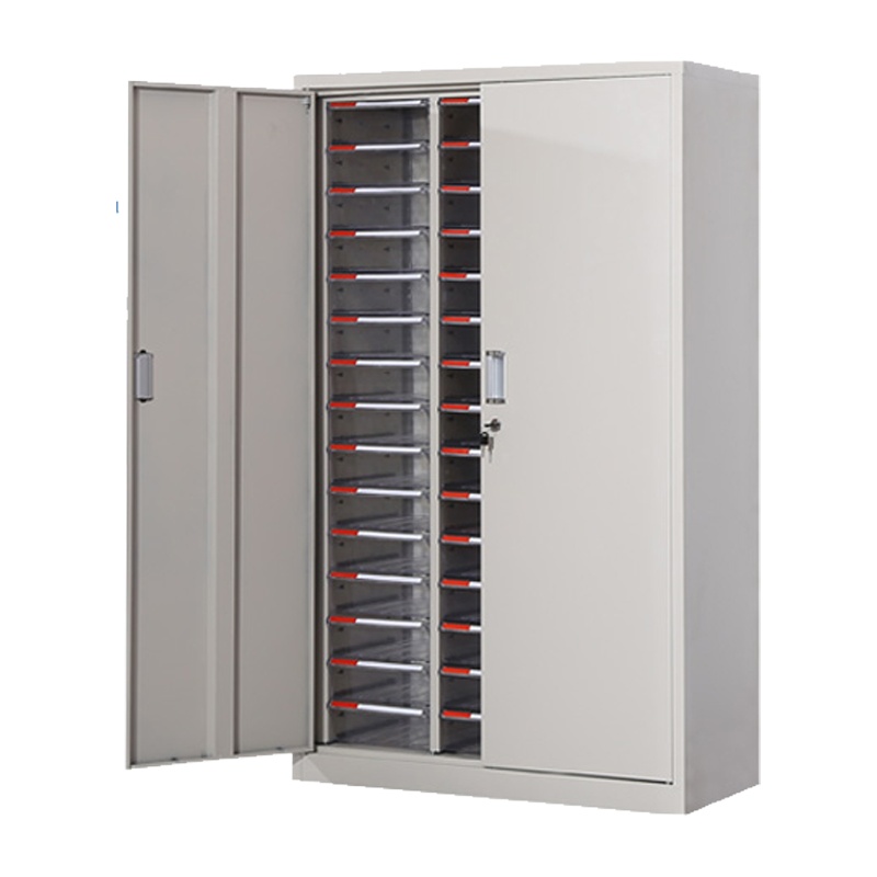 凌迪星带门文件柜86*39*141cm台高清大图