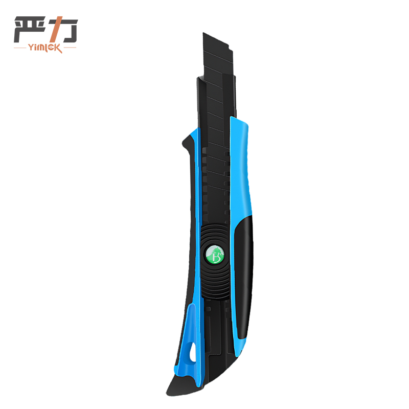 严力YIMLEK 美工刀 蓝色把高清大图