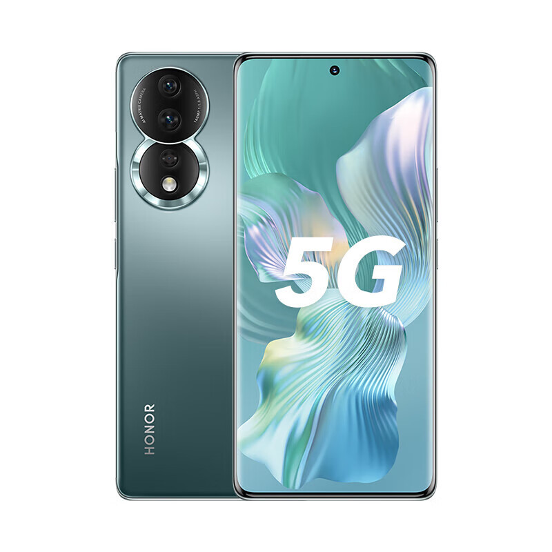 荣耀80 12GB+256GB 墨玉青 骁龙782G芯 1.6亿超清影像 AI Vlog视频大师 4800mAh长续航 66W超级快充 5G手机高清大图