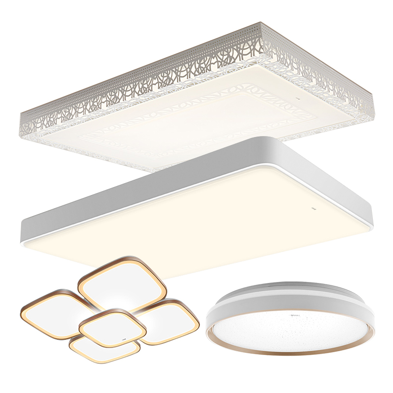 公牛led吸顶灯长方形客厅灯现代简约圆形卧室灯厨卫灯餐厅灯吊灯