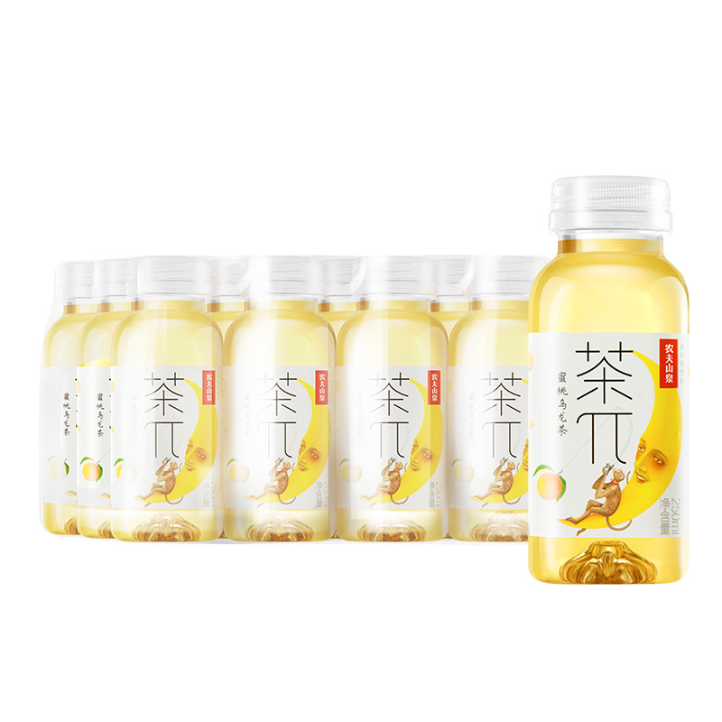 农夫山泉茶π(茶派)果味茶蜜桃乌龙茶250ml*12量贩装高清大图
