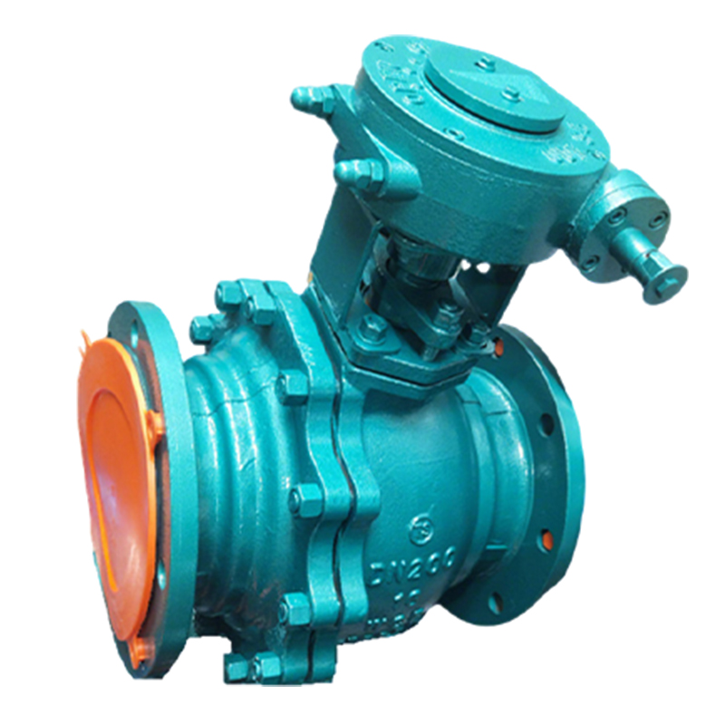 卫未来 涡轮衬氟球阀 DN125 个高清大图