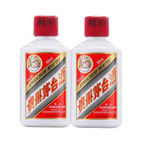 [歌德老酒行]贵州茅台酒 飞天茅台53度50ml*2瓶 酱香型 白酒 小酒版礼盒 官方正品