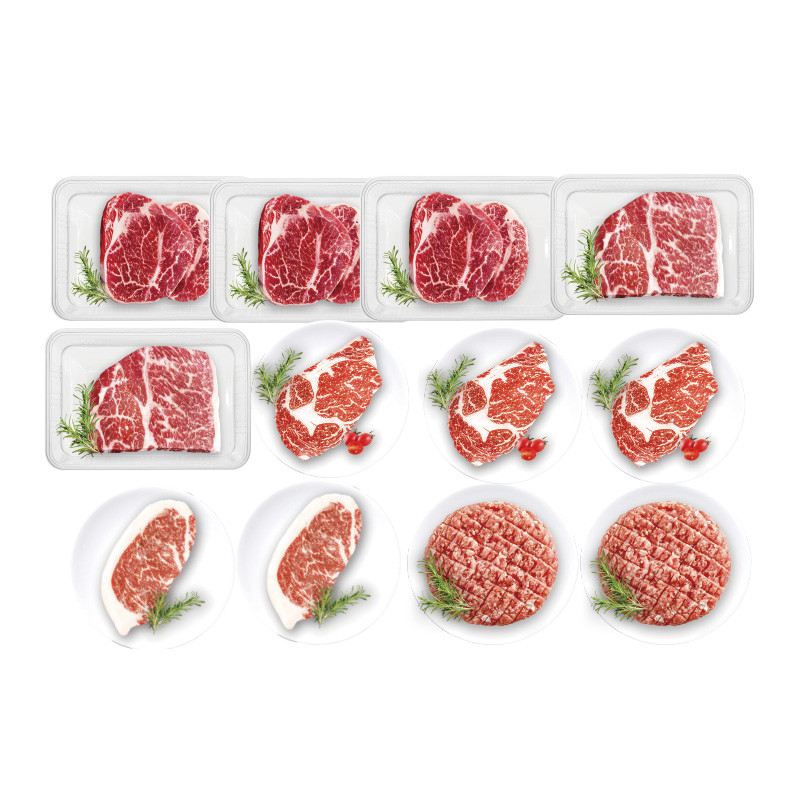 中垦飨味堂精选肉类进口澳洲牛肉无激素健康安全美味即食便携包装
