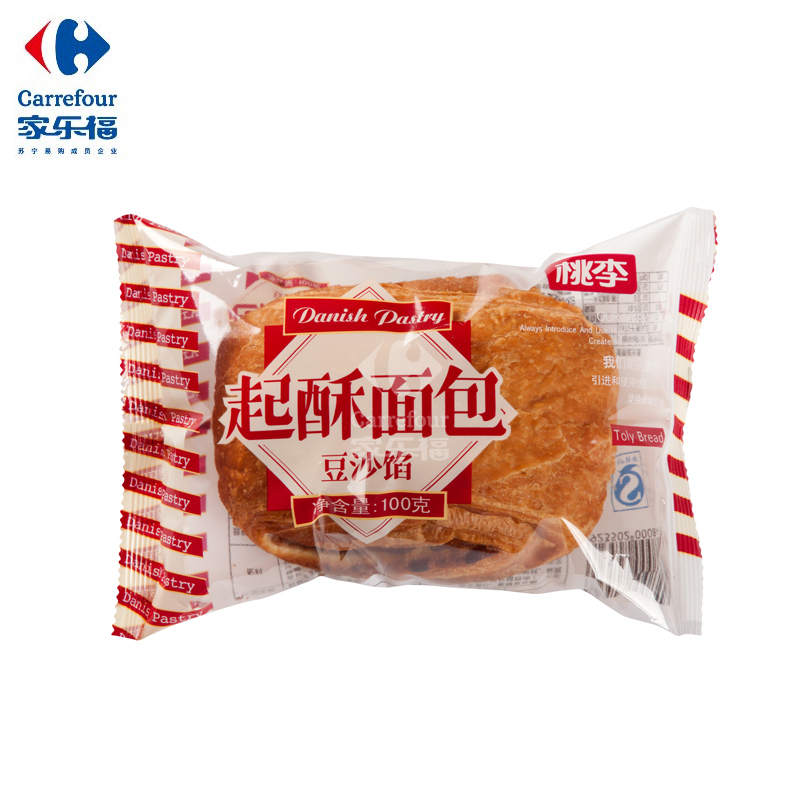 桃李起酥面包豆沙馅100g