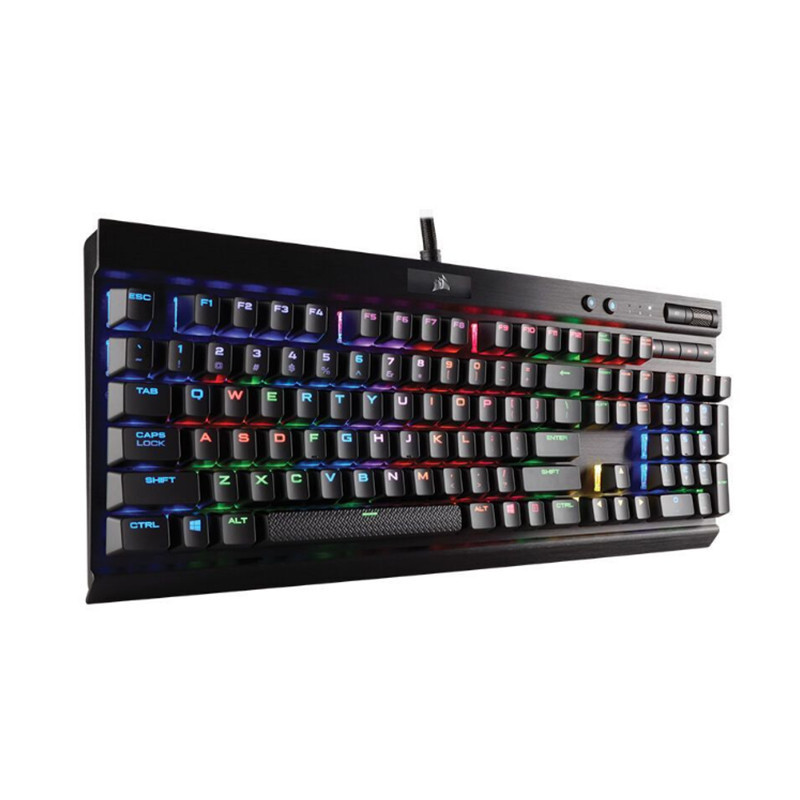 美商海盗船(USCorsair)K70 RGB 银轴 游戏背光机械键盘 绝地求生吃鸡利器 防泼溅防尘