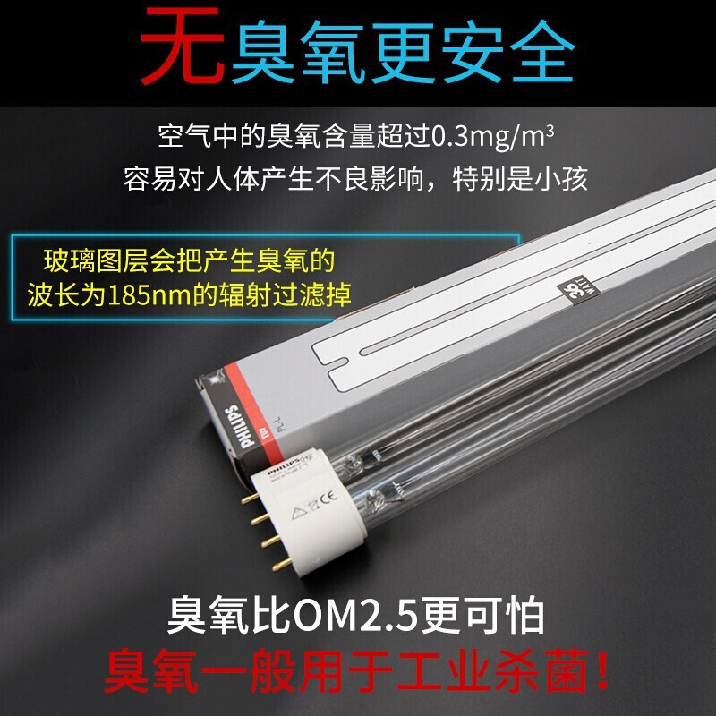 飞利浦紫外线杀菌灯管 定时遥控家用进口消毒灯UV-C 灭菌灯器