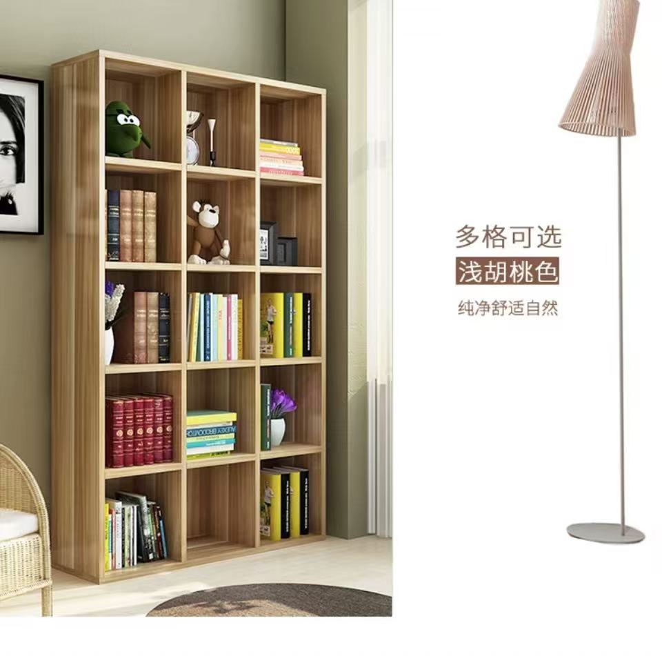 哈御木坊可定制双柱双面书架可拆装900*450*2000mm/组高清大图