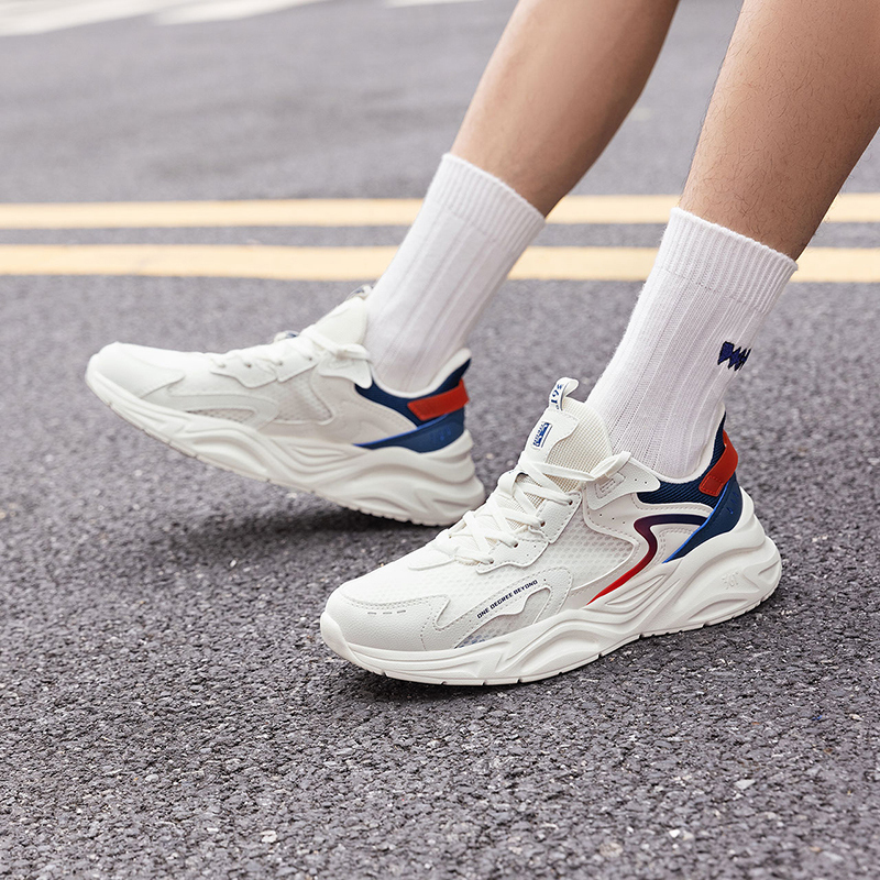 361男鞋运动鞋新款邦弹科技透气复古跑鞋老爹鞋男士跑步鞋