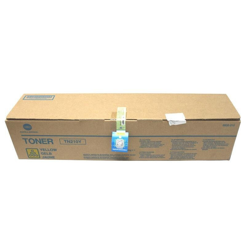 柯尼卡美能达(KONICA MINOLTA)TN210Y标准容量原装碳粉 Bizhub C250/C252 打印机墨粉盒