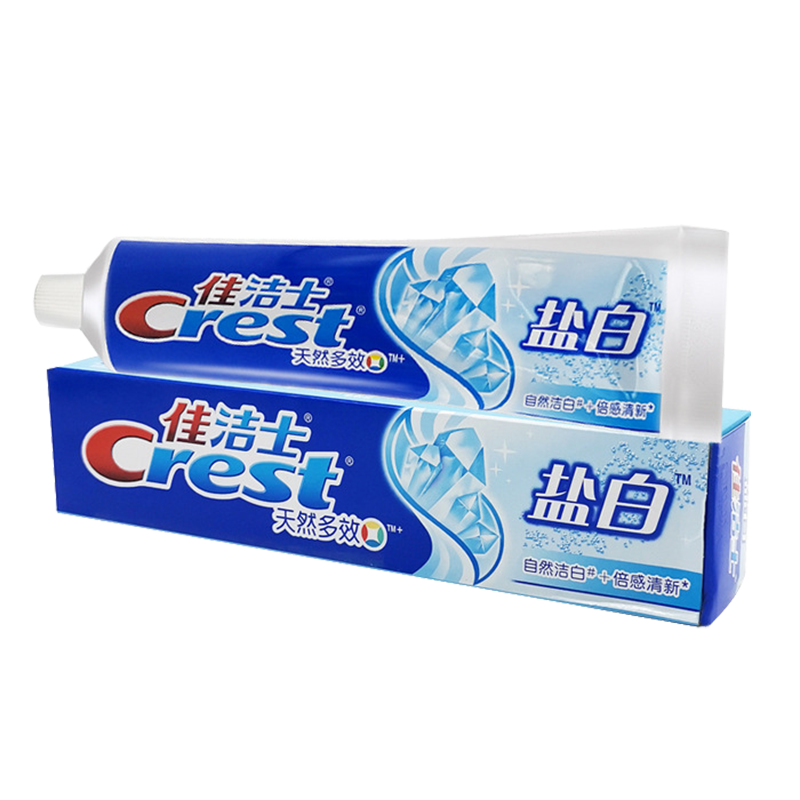规格[佳洁士盐白140g 10支装]佳洁士盐白牙膏140g口气清新