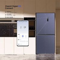 小米米家冰箱410L十字对开门双开门一级能效银离子除菌净味分区养鲜超薄大容量家用BCD-410WMSA