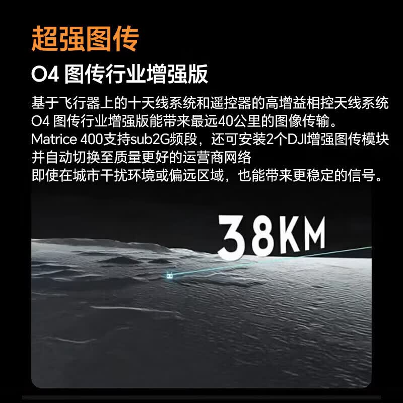 大疆(DJI)经纬M400无人机 Matrice 400大型行业版 M400行业版旗舰套装+禅思H30高清大图