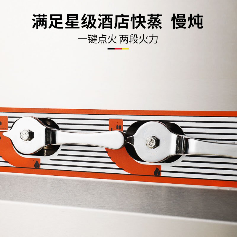 德玛仕 燃气双门蒸饭柜