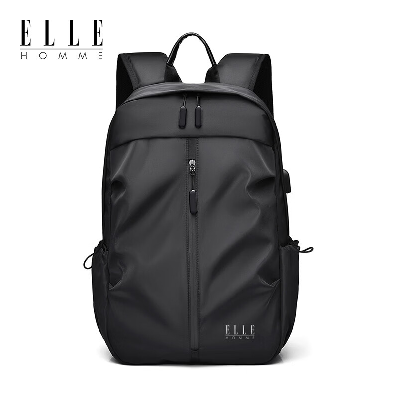 ELLE时尚女士手提包2024新款头层牛皮大容量通勤包简约百搭轻奢设计