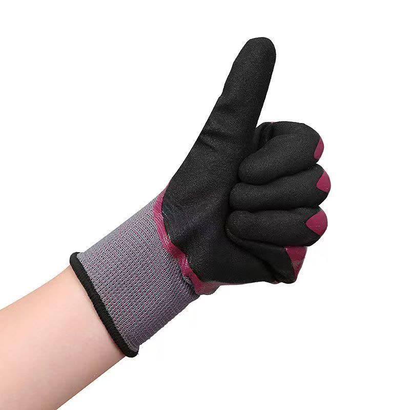 浩港 全胶乳胶手套 均码 副图片