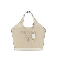 普拉达(PRADA)女士单肩包休闲潮牌帆布手提包百搭配饰日常通勤斜
