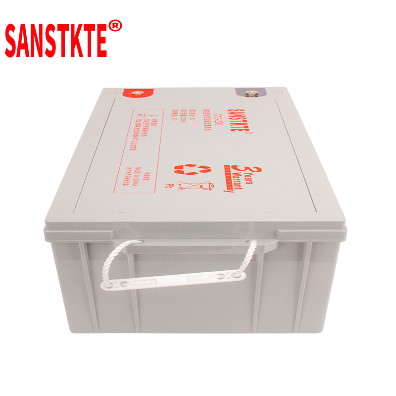 SANSTKTE阀控免维护蓄电池UPS电源12V200AH直流EPS通信应急设备机房门禁消防C12-200