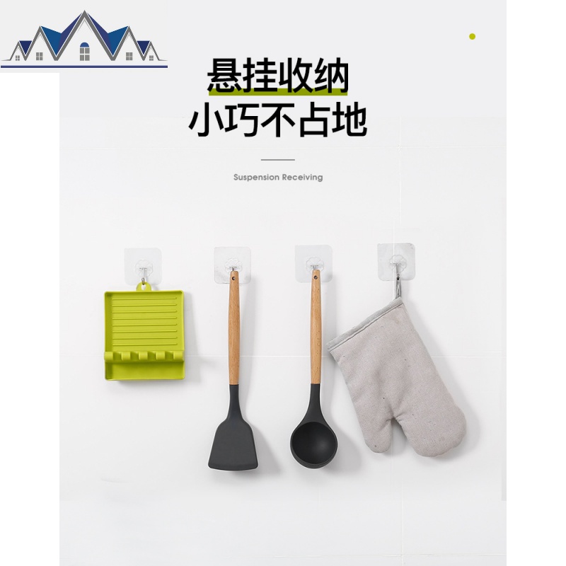 厨房置物架汤勺垫筷子锅盖锅铲垫收纳家用创意多功能放铲子物架 三维工匠高清大图