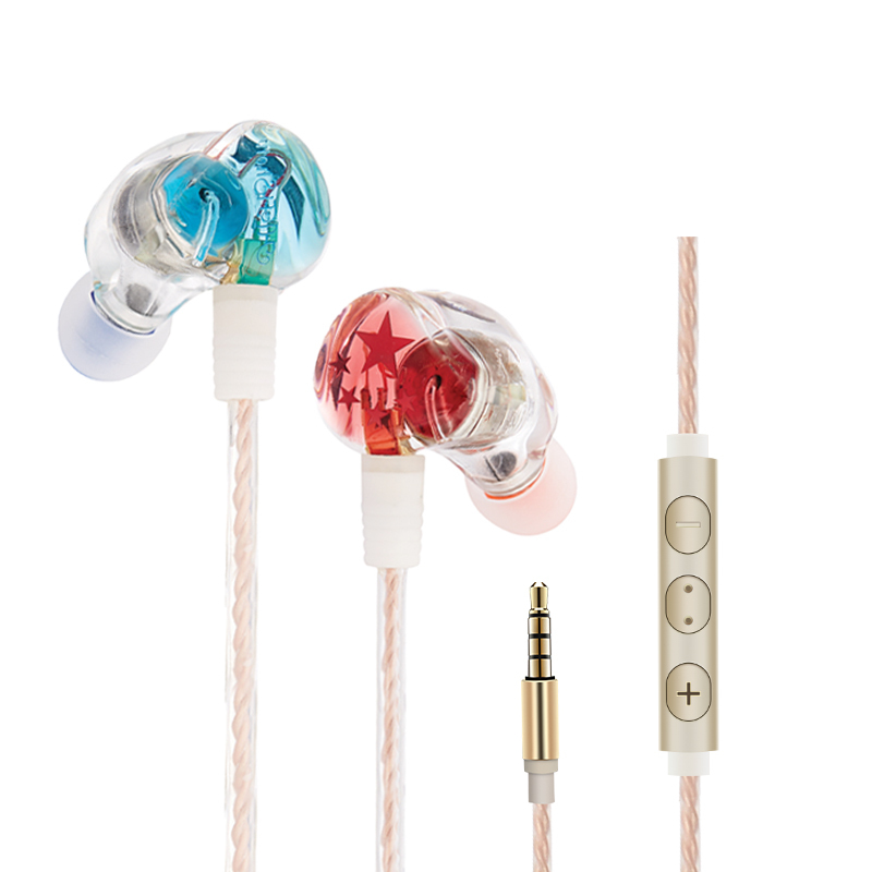 HiFiShow双动圈高保真入耳式有线耳机HF01M