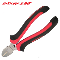 力易得(ENDURA)德式铬钒钢斜嘴钳 偏口钳剪线钳 7英寸 货号E5233