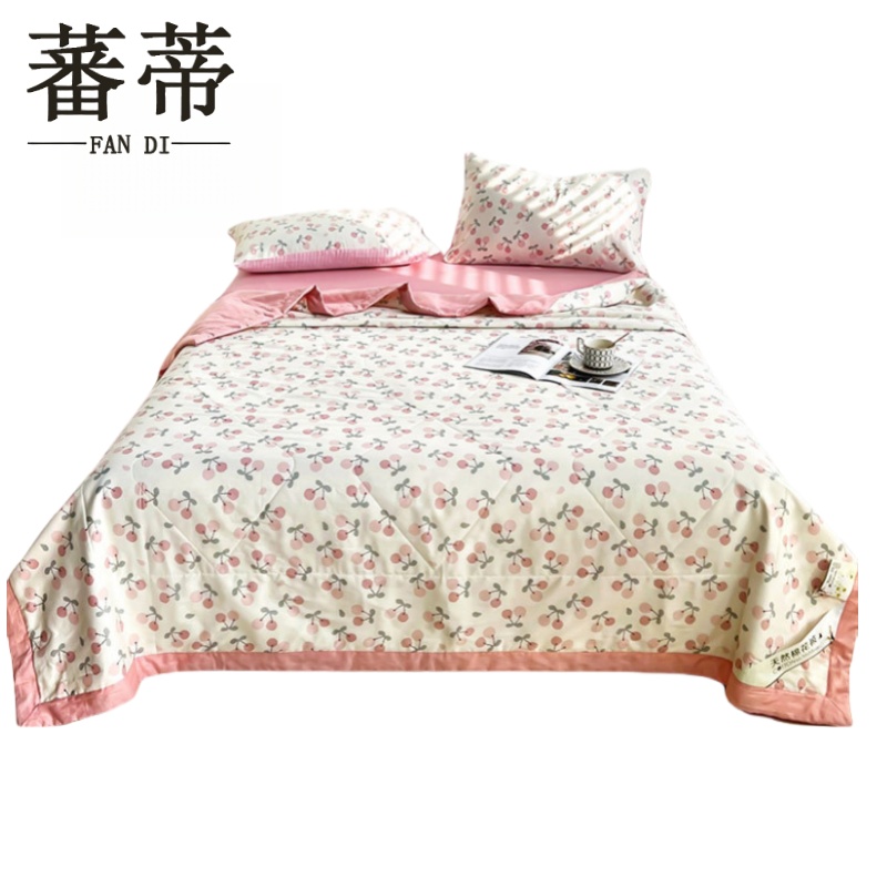 蕃蒂棉花夏被 条高清大图