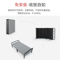 瑞仕达折叠床单双人家用木板简易铁架硬板出租用房板式经济型板床