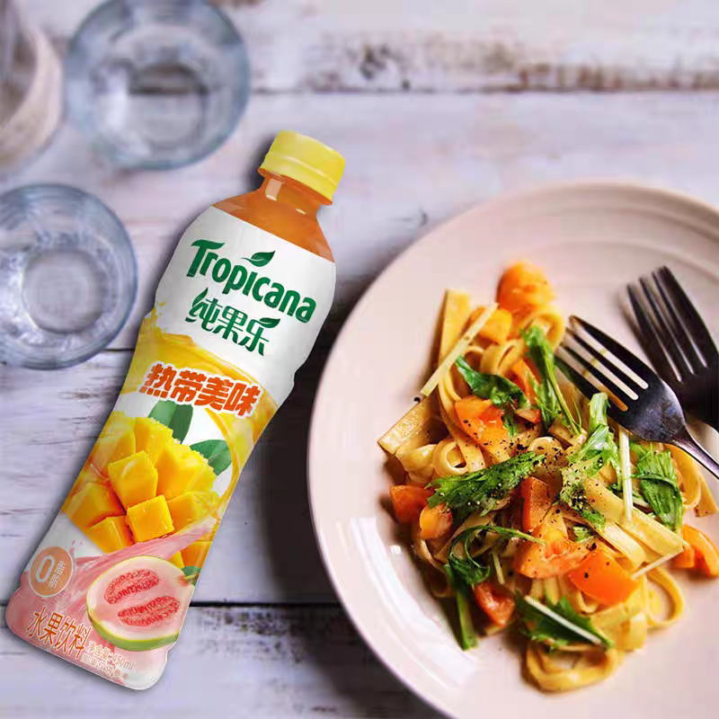 纯果乐果缤纷蓝莓石榴PET450ml*15高清大图