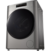 美的（Midea）MD80T2WADQCY滚筒洗衣机 8公斤全自动洗烘一体机 变频空气洗 除菌 初见 巴赫银
