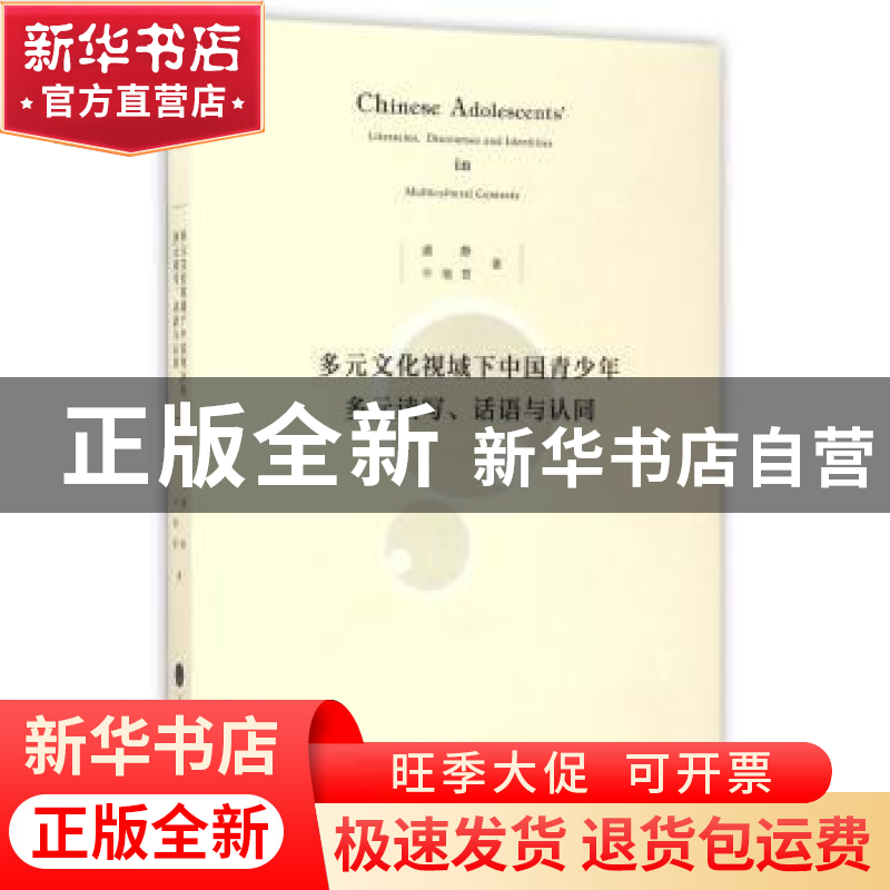 正版 多元文化视域下中国青少年多元读写、话语与认同 盛静,牛瑞高清大图