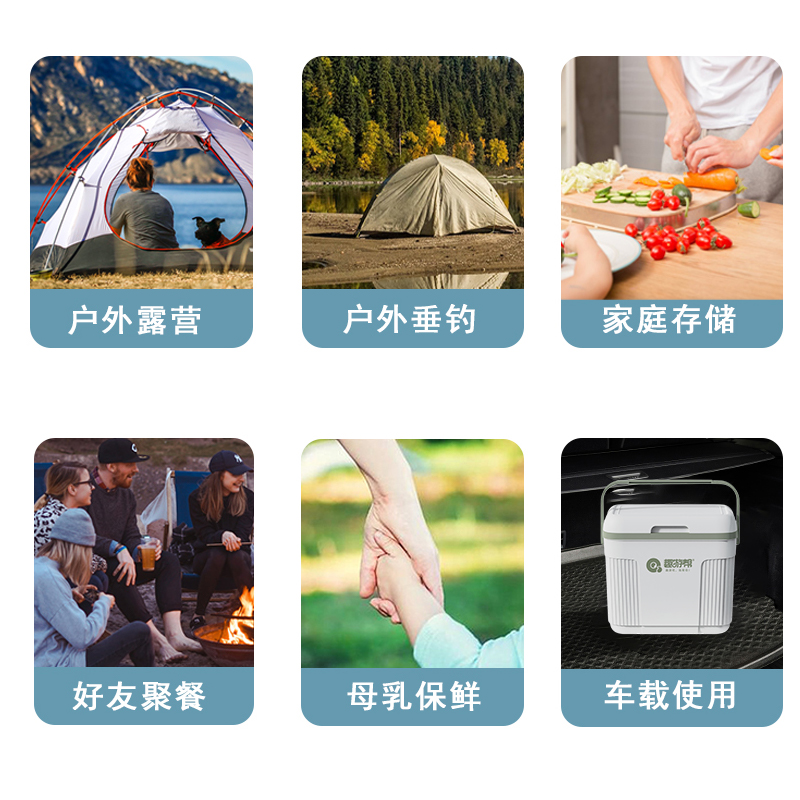趣游帮 户外冷鲜宝 轻旅冷暖保温箱(Q521-10L)(单位:个)高清大图